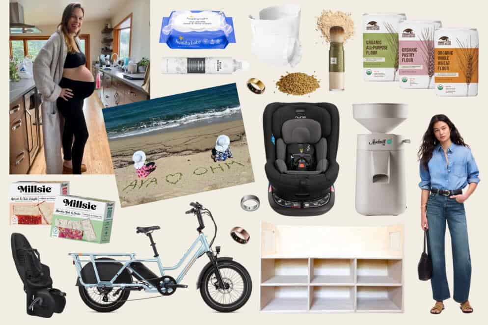 hilary swank mother essentials